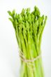 fresh asparagus over white