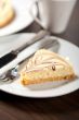 Cheese cake and espresso coffee