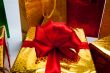 Gold gift boxes 