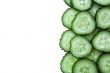 stack of  sliced cucumbers
