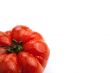 big red tomato close up