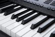 Piano keys close-up