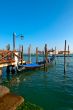 Venice Italy pittoresque view of gondolas 