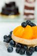 blueberry cream cupcake