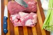 raw beef and pork ribs