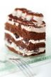 whipped cream dessert cake slice