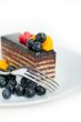 chocolate and fruit cake