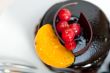 chocolate and fruit cake