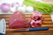 raw beef and pork ribs