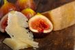 pecorino cheese and fresh figs 