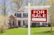 Home For Sale Sign in Front of New House