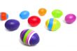 Coloured easter eggs