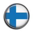 flag icon web button finland