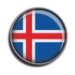 flag icon web button iceland