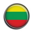 flag icon web button lithuania