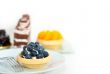 blueberry cream cupcake