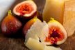 pecorino cheese and fresh figs 
