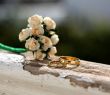 The rings for just married