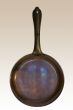 Copper-colored frying pan
