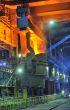 red-hot molten steel