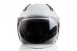 White jet fighter style helmet