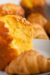 fresh baked muffin and croissant mignon