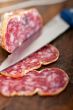 italian salame pressato pressed slicing