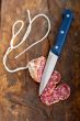 italian salame pressato pressed slicing