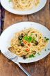Italian pasta and mushroom sauce 