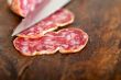 italian salame pressato pressed slicing