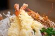 Japanese style tempura shrimps 