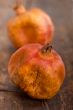 dry and old pomegranates 