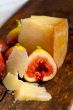 pecorino cheese and fresh figs 