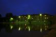 The small lake in the center of Pyatigorsk in the evening