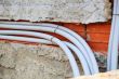 water pipes in the wall