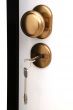 lock with two keys of the security door