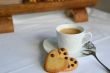 biscuits and a cup of coffee