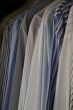 businessman`s hanging shirts
