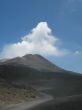 Sicilian volcano Etna from a close distance