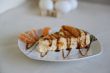 Cheese cake with tangerines