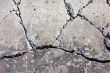 Cracked concrete surface