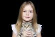Girl with grey kitty