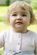 Cute baby looking upwards