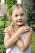 Cute girl crossbreed hands
