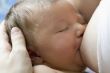 Sleeping eating cute newborn
