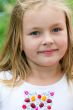 Cute girl five years old