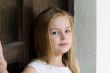 Cute girl five years old