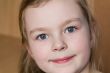Cute girl five years old