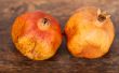 dry and old pomegranates 