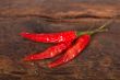 dry red chili peppers 